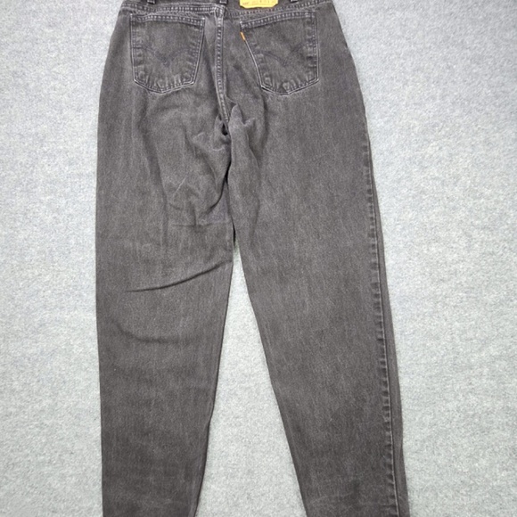 🔥 Vintage 1996 Levi’s 560 Orange Tab Jeans 34X34 – Loose Fit Tapered Leg- Black - Picture 5 of 14